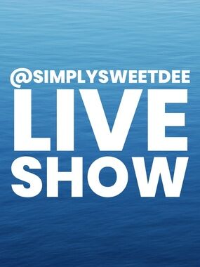 Blue Typography Wall Art - "Simply Live"